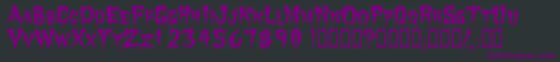 Dracula Font – Purple Fonts on Black Background