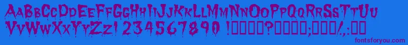 Dracula Font – Purple Fonts on Blue Background