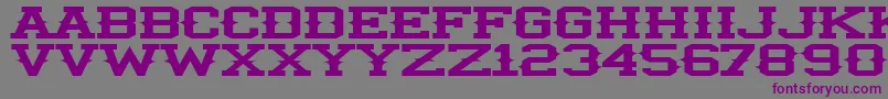 IlliniSpike Font – Purple Fonts on Gray Background