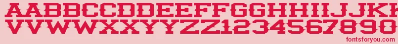 En savoir plus sur la police IlliniSpike Police IlliniSpike – polices rouges sur fond rose