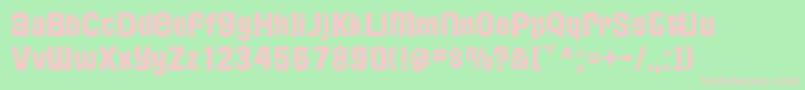 FloridaProjectPhaseTwo Font – Pink Fonts on Green Background