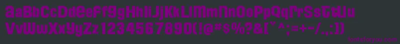 FloridaProjectPhaseTwo Font – Purple Fonts on Black Background