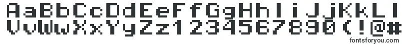 Pixeloperatormonohb8-fontti – Katalogi