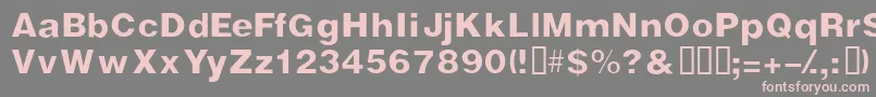 Vivasssk Font – Pink Fonts on Gray Background