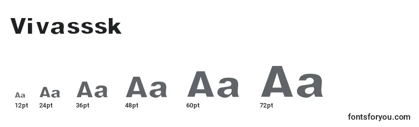 Vivasssk Font Sizes
