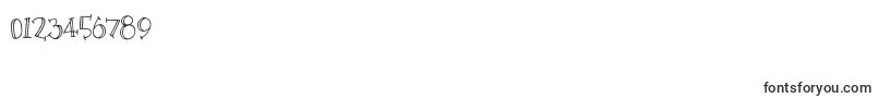 OrganicFridaysLined Font – Fonts for Numbers and Digits