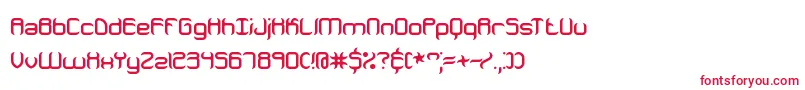 JeopardizeBrk Font – Red Fonts on White Background