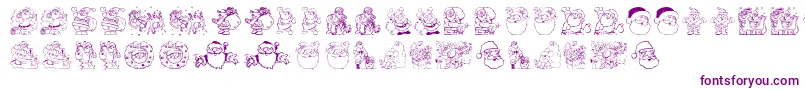 Santa Font – Purple Fonts