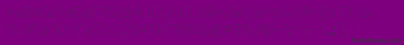 SweetCandyTrees Font – Black Fonts on Purple Background