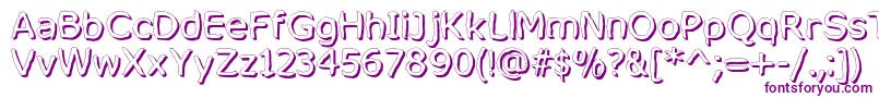 MixedFeelingsRegular Font – Purple Fonts on White Background