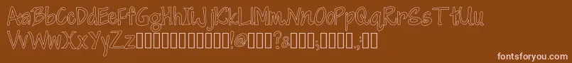 More about CherryItalianSoda Font CherryItalianSoda Font – Pink Fonts on Brown Background