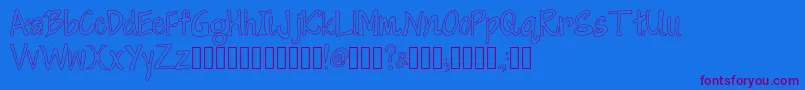 More about CherryItalianSoda Font CherryItalianSoda Font – Purple Fonts on Blue Background