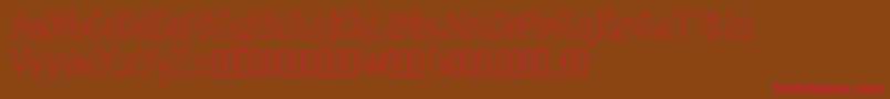 CherryItalianSoda Font – Red Fonts on Brown Background