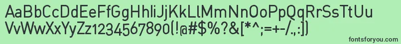 StdinahBold Font – Black Fonts on Green Background