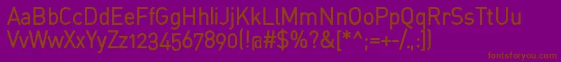 StdinahBold Font – Brown Fonts on Purple Background