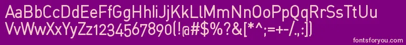 StdinahBold Font – Pink Fonts on Purple Background