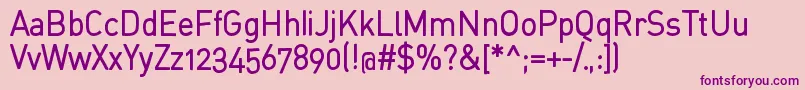 StdinahBold Font – Purple Fonts on Pink Background