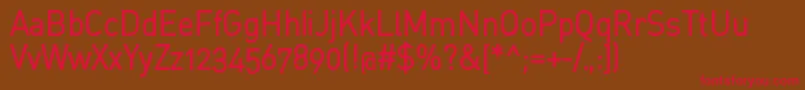 StdinahBold Font – Red Fonts on Brown Background