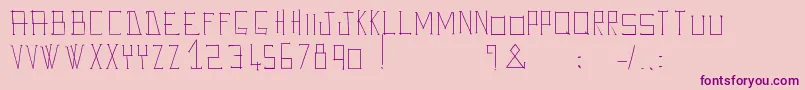 AveGiulioo Font – Purple Fonts on Pink Background