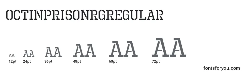 OctinprisonrgRegular Font Sizes