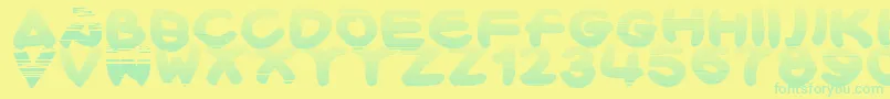 Más sobre la fuente Bloxx fuente Bloxx – Fuentes Verdes Sobre Fondo Amarillo