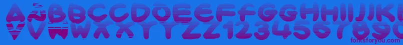 More about Bloxx Font Bloxx Font – Purple Fonts on Blue Background