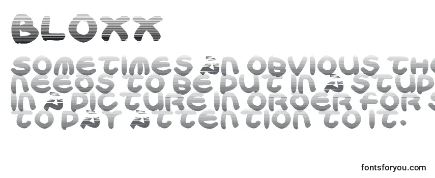 Bloxx (113398)-fontti