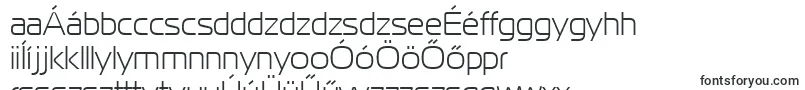 Magistraltt-fontti – unkarilaiset fontit