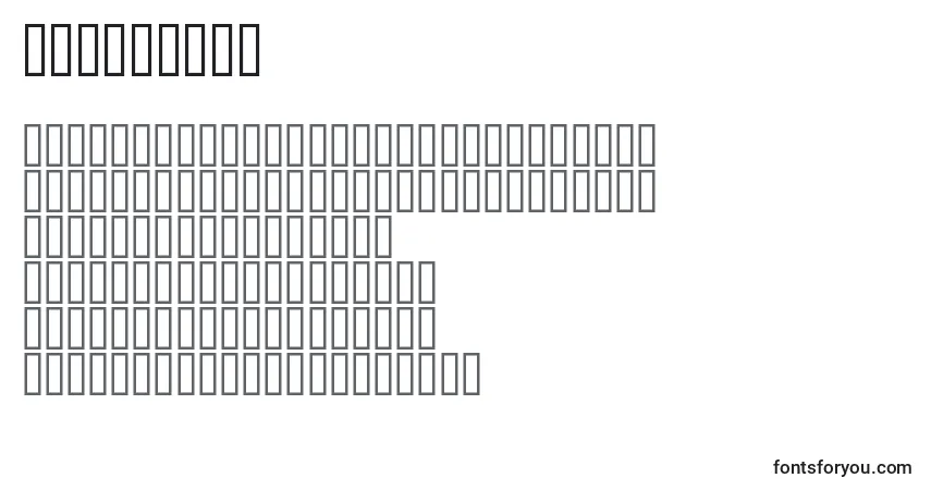 Шрифт Arnold2.1 – алфавит, цифры, специальные символы