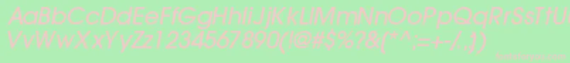 Trendexlightssk ffy Font – Pink Fonts on Green Background