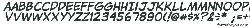 Шрифт JibbajabbaBolditalic – жирные шрифты