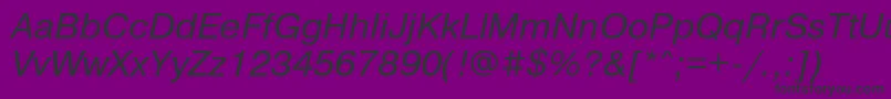 Prg56C Font – Black Fonts on Purple Background