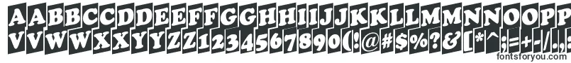 Шрифт Cooper9 – вытянутые шрифты