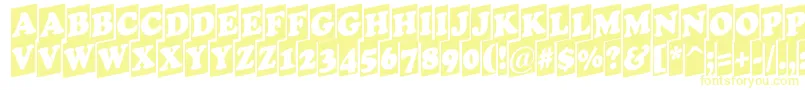 Cooper9-Schriftart – Gelbe Schriften