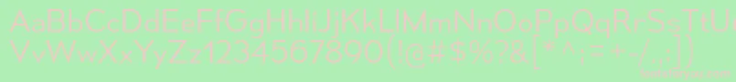 MesmerizeLt Font – Pink Fonts on Green Background