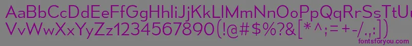 MesmerizeLt-Schriftart – Violette Schriften auf grauem Hintergrund