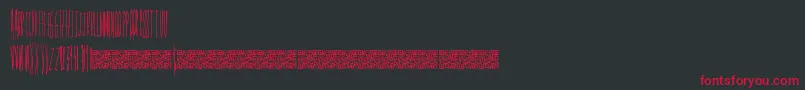 Smokingpistols Font – Red Fonts on Black Background
