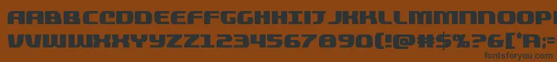 Quickeningcond Font – Black Fonts on Brown Background