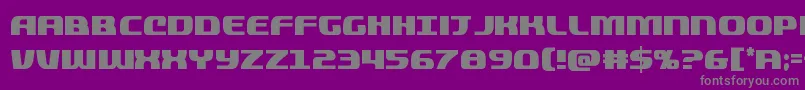 Weitere Informationen zur Quickeningcond-Schriftart Quickeningcond-Schriftart – Graue Schriften auf violettem Hintergrund