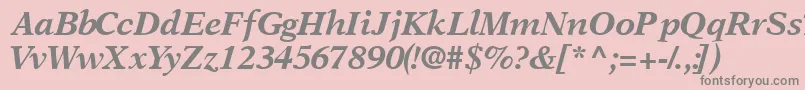 More about OrchidblacksskItalic Font OrchidblacksskItalic Font – Gray Fonts on Pink Background