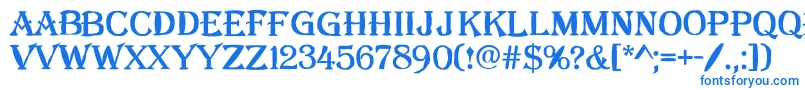 AlgBl Font – Blue Fonts