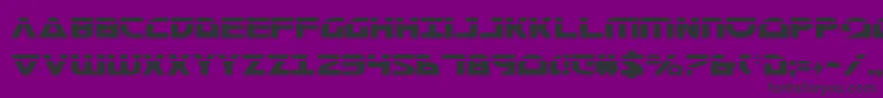 Fonte MorseNkCondensedLaser – fontes pretas em um fundo violeta