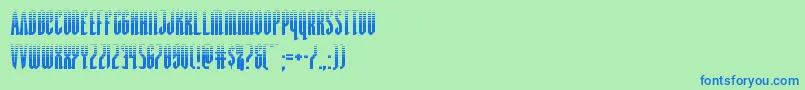 Devilsummonerhalf Font – Blue Fonts on Green Background