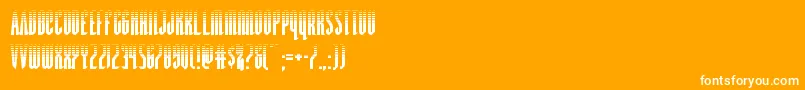 Devilsummonerhalf Font – White Fonts on Orange Background