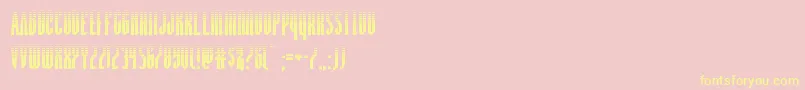 Devilsummonerhalf Font – Yellow Fonts on Pink Background