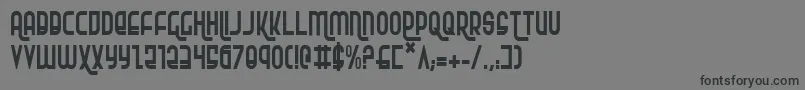 Rokikierc Font – Black Fonts on Gray Background