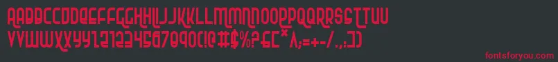 Rokikierc Font – Red Fonts on Black Background