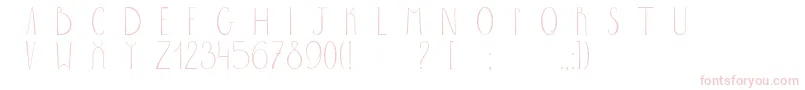 Sabrina-Schriftart – Rosa Schriften