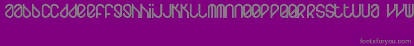 Homeboots-Schriftart – Graue Schriften auf violettem Hintergrund