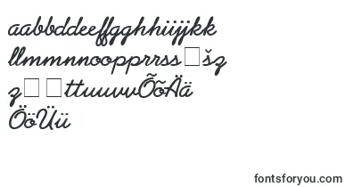 AbrazoScriptSsiBold font – estonian Fonts
